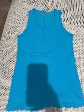 Rock candy Bright Blue Ribbed Tank Top
